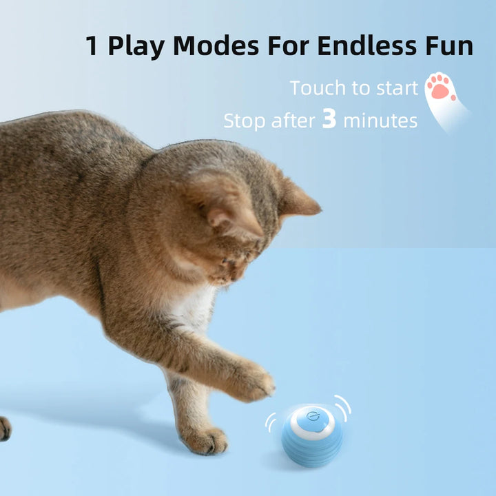 Automatic Rolling Smart Interactive Cat Toys - PetFurBuddy