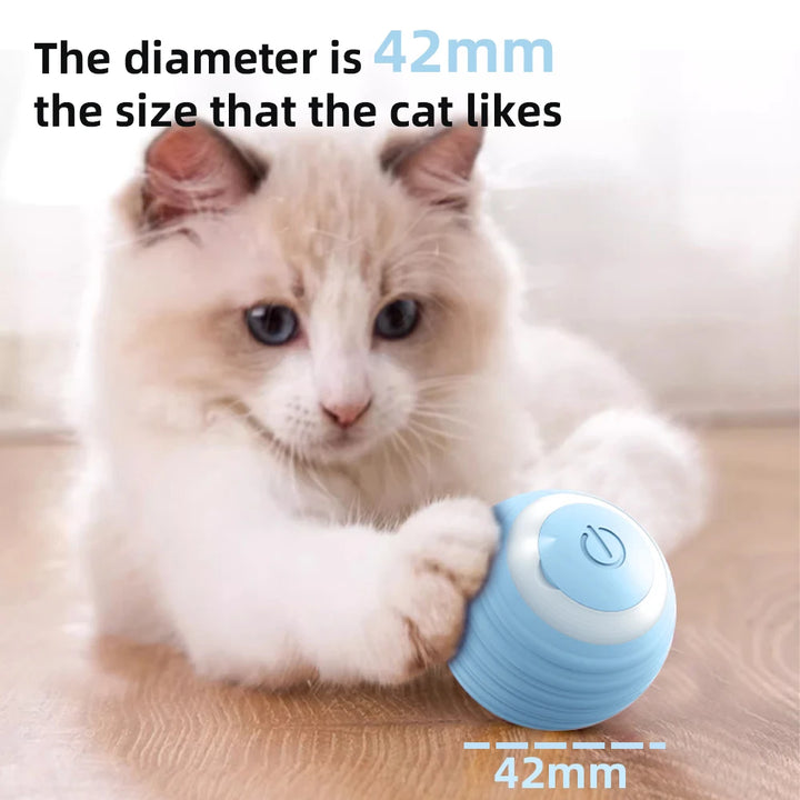 Automatic Rolling Smart Interactive Cat Toys - PetFurBuddy